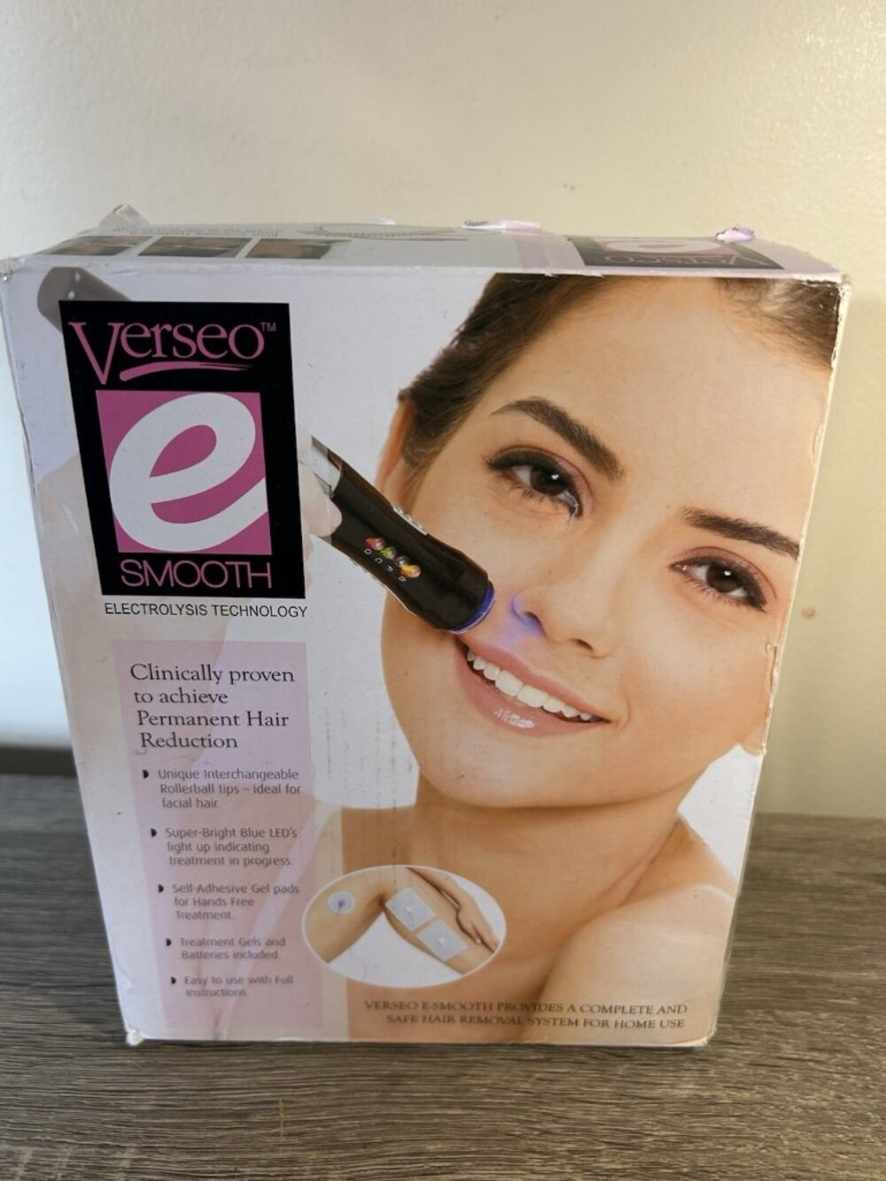 Verseo eSmooth Electrolysis Permanent Hair Removal System, NIB